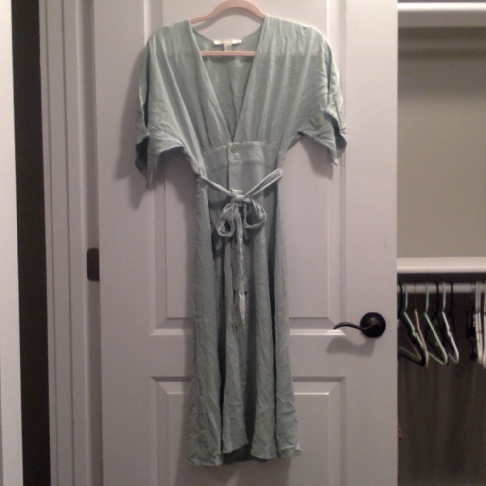Mint green dress